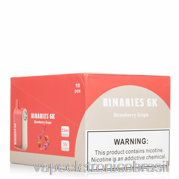 Vape Recarregável [pacote De 10] Binários Horizonte 6k 6000 Descartáveis